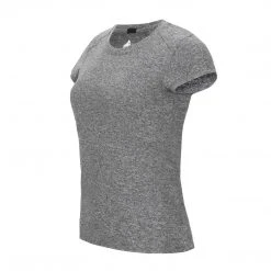 SYNC Performance Women's Deluge Short Sleeve - Grey Heather Training Shorts