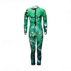 SYNC Performance Ski Race Suits Stellar Kids Race Suit - Green