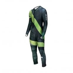 SYNC Performance Ski Race Suits Tiger Adult Race Suit - Green